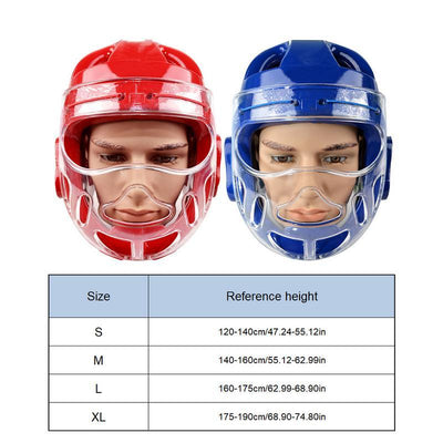 Head Mask Adult Children's Karate Head Guard Headgear Protection Boxing Sanda